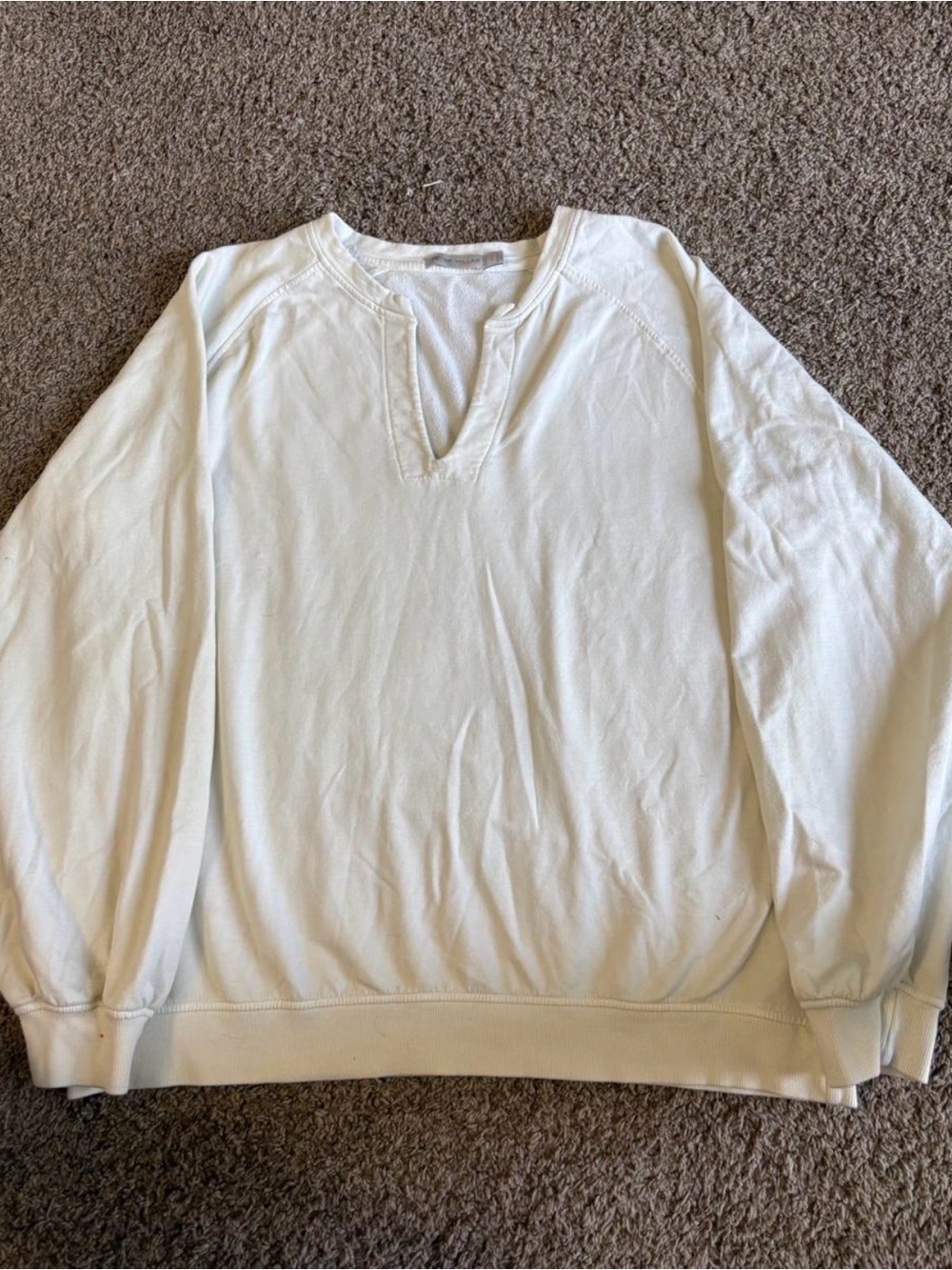 Women’s Peter Millar Cream Long-Sleeve Pullover Sweater